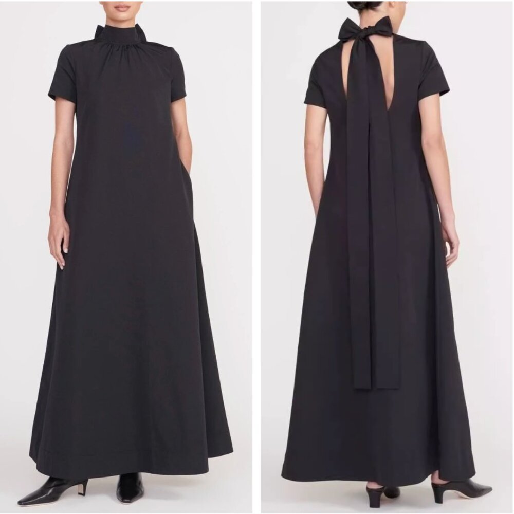 STAUD Black Maxi Dress